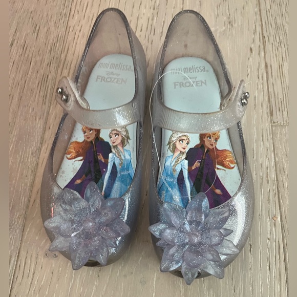 Mini Melissa Shoes Frozen Mini Melissa Jelly Sandals Poshmark